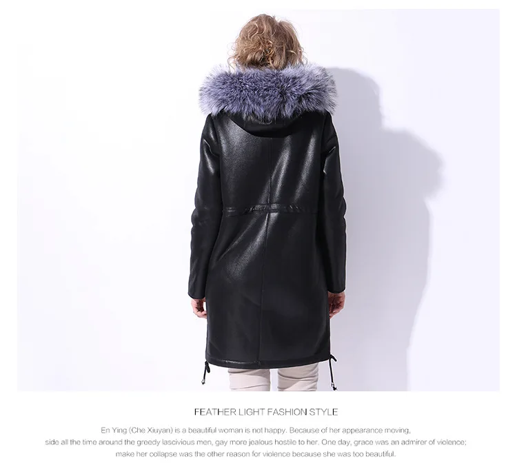 Women Winter Jacket Long Parka Artificial Fur Collar Hooded Coats Leather Jackets Loose Winter Coat Women Plus Size 5XL CH686 (9)