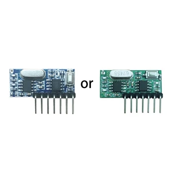 

Hot 433mhz Wireless 4 Channel RF Receiver 1527 Learning Code Decoder Module For Remote Control