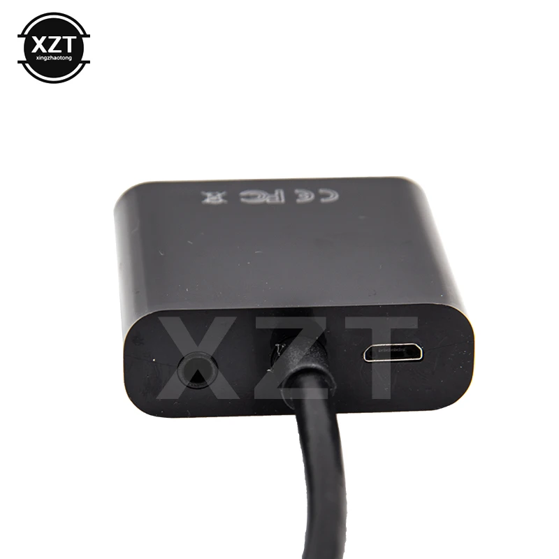 HDMI в VGA конвертер адаптер с 3,5 мм аудио кабель+ USB питание для Xbox 360 ПК компьютер к HDTV монитор проектор