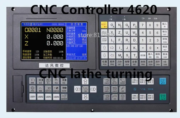 Новый CNC 4620 двухосный токарный контроллер с ЧПУ, токарный станок с ЧПУ контроллер системы 2 осевой контроллер токарный центр Новый CNC 4620 двухосный токарный контроллер с ЧПУ, токарный станок с ЧПУ контроллер системы 2 осевой контроллер токарный центр