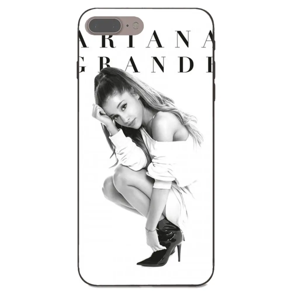 Мягкий принт для телефона Ag Ariana Grande Chat Samsung Galaxy Note 4 8 9 G313 S3 S4 S5 S6 S7 S8 S9 S10 Edge Plus Lite
