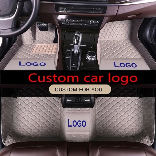 Пользовательские логотипы подходят автомобильные коврики для Kia Opirus Niro fcrte BORreed cadenza стайлинга автомобилей - Название цвета: gray
