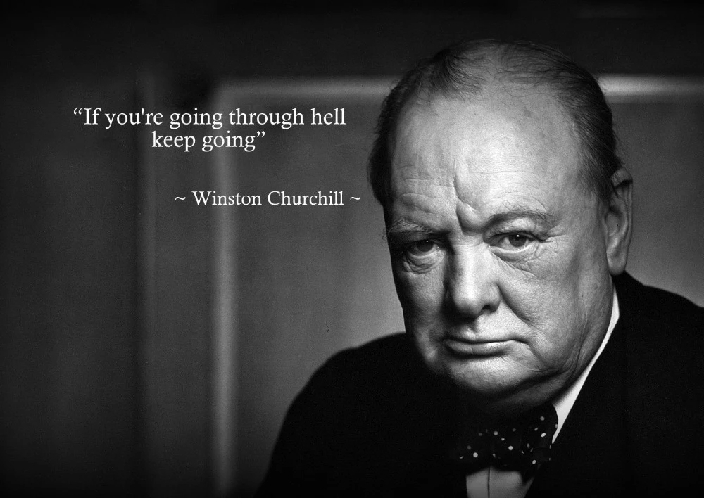 Winston Affiche En Soie Avec Citation De Heros De Guerre Affiche Avec Image Inspirante De Marshall Aliexpress