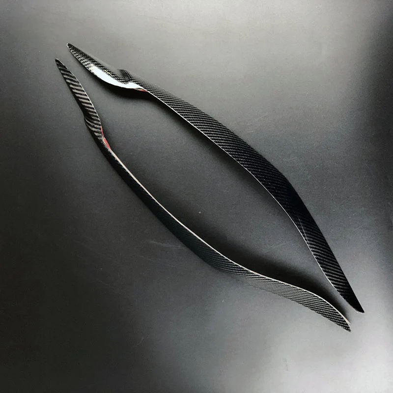 

Carbon Fiber Headlights Eyebrows Eyelids for bmw x5 e70 2008-2013 Accessories Front Headlamp Eyebrows Car Styling