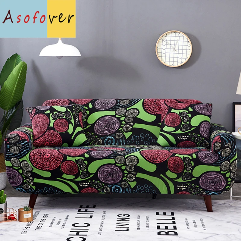Asofover Cloud Sofa Cover Elastic Sofa Slipcover Cubre Sofa Stretch