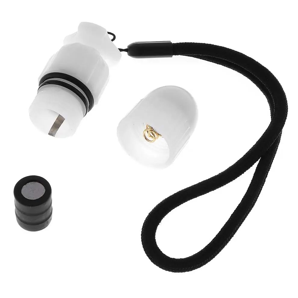 Günstige 2 stücke Unterwasser LED Blinkt Nacht Tauchen Tourches LED Leuchtfeuer Strahl Sicherheit Signal Licht Lampe Warnung Tauchen LED Taschenlampe für camping