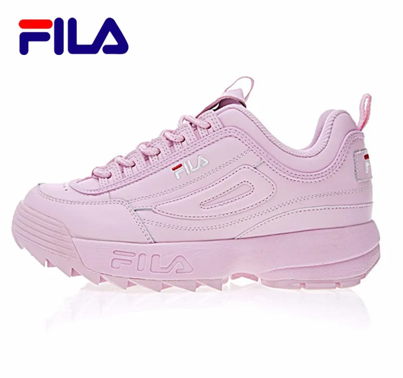 

FILAS Disruptor II 2 Running Shoes Summer Sport Shoes Men Breathable Zapatillas Women Increased Sneakers 0001