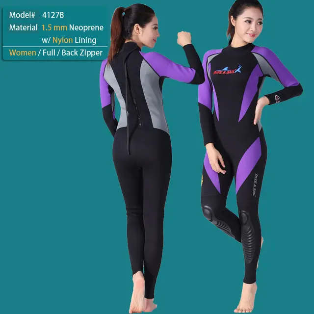 Full Body Wetsuit 3mm Premium Neoprene with Warm Fleece Wet Suits For