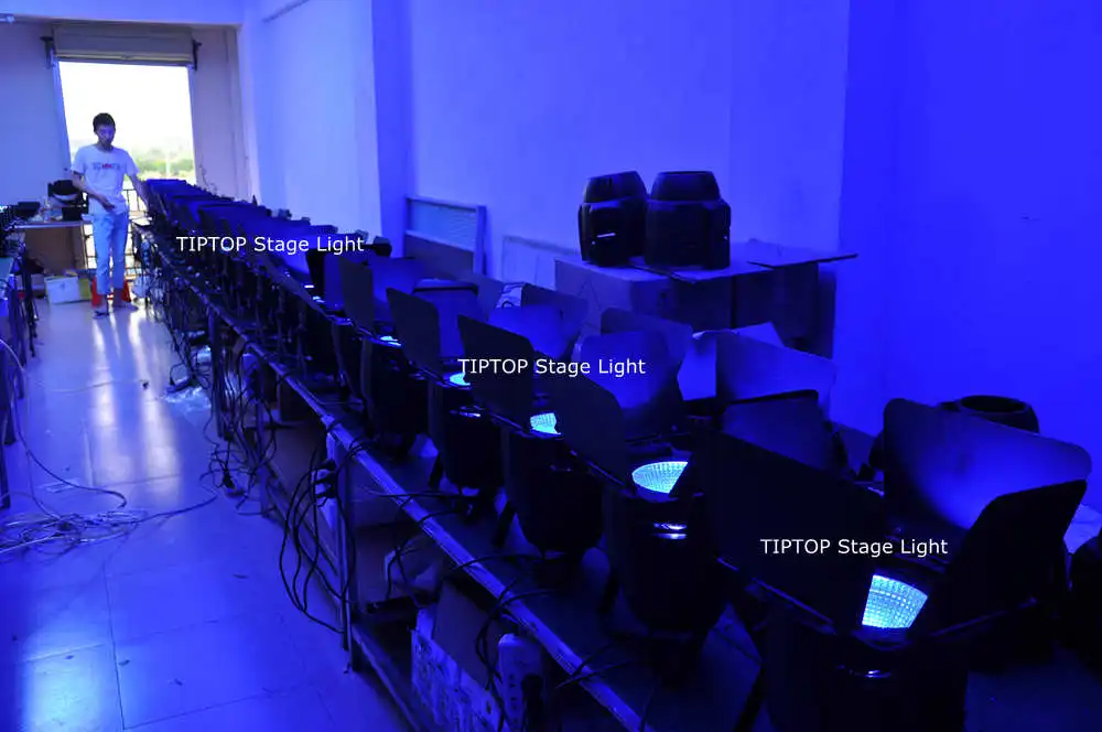 TIPTOP TP P55B 100W Led COB светильник RGBW 4 в 1 Fresnel Studio PAR32/PAR64 Full Color High Power Stage Washer|par light rgbw|par