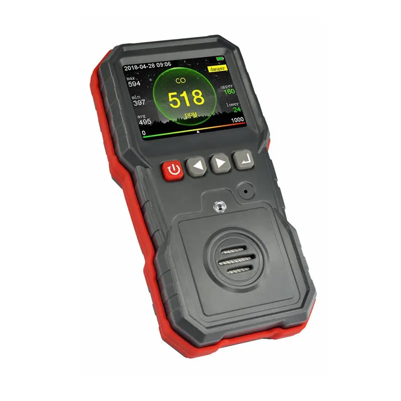 

Digital Carbon Monoxide Meter Portable CO Gas Monitor Detector Color Display Compound Gas Leak Sensor Tester Alarm Indication