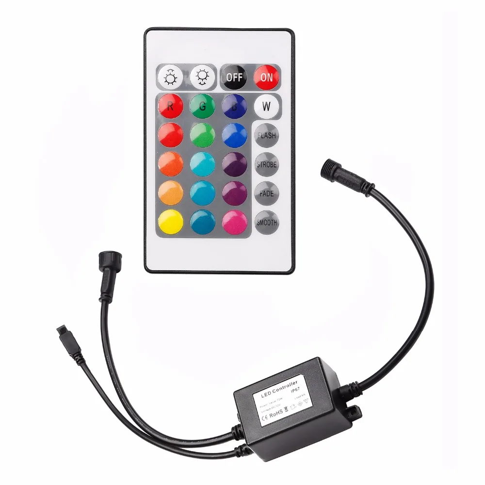 multi color led system car remote controller