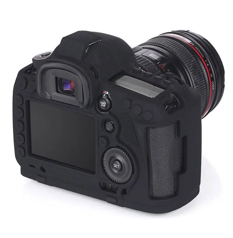 Мягкий силиконовый Камера сумка для Canon EOS 5D Mark III 5DS 5DR резиновая Камера случае Водонепроницаемый Крышка для SLR DSLR камера