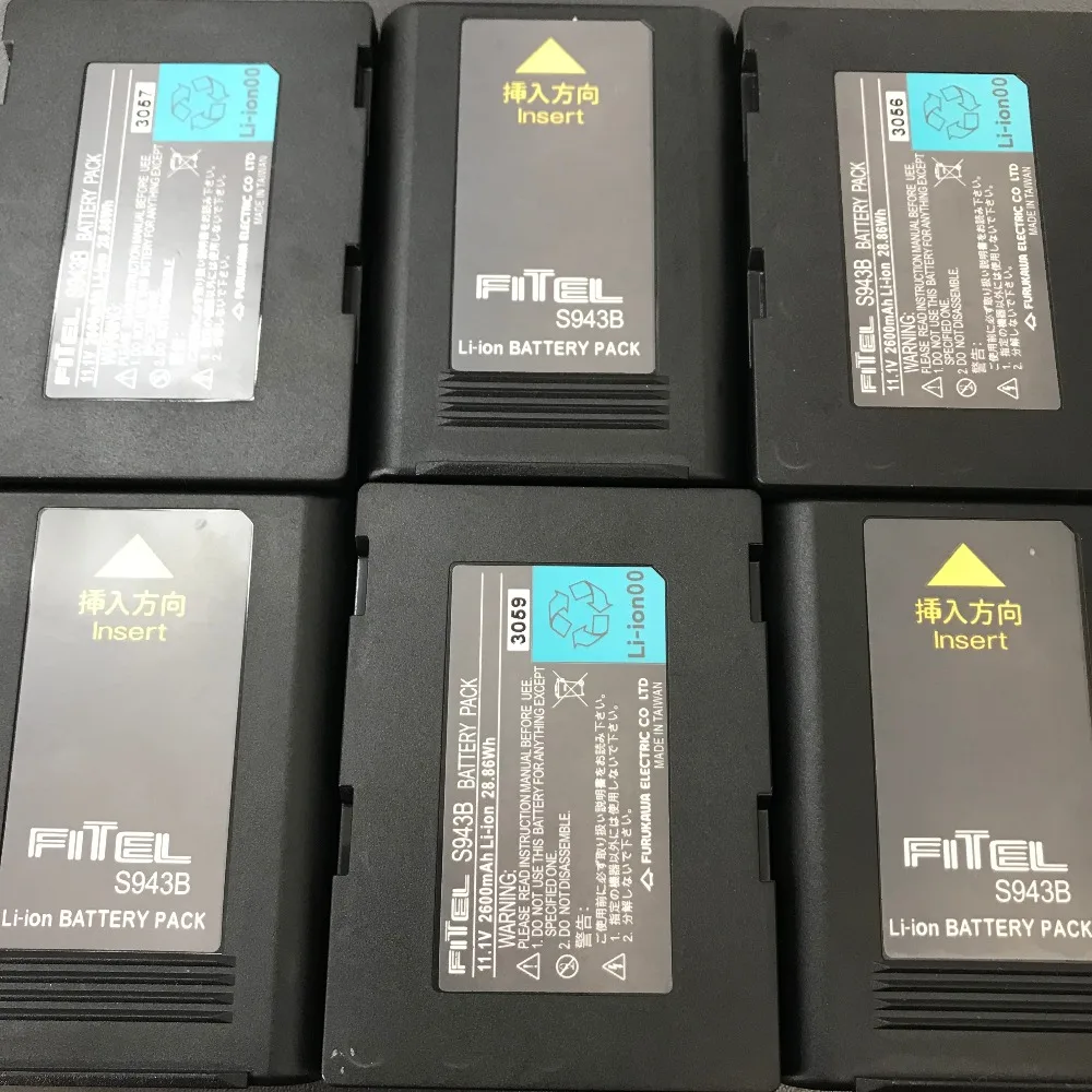 2600 мА/ч, S943B батарея Furukawa Fitel литий-ионная аккумуляторная батарея для зарядки Ноута и сотового телефона S153 S177 S178 S178A S121/S122 сварочный аппарат