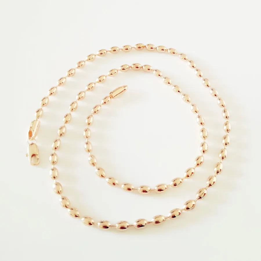 

New Fashion Latest Design 2018 Women Necklaces Hot Selling Trendy Ball Shape Chains Beads Necklaces Women Factory Direct