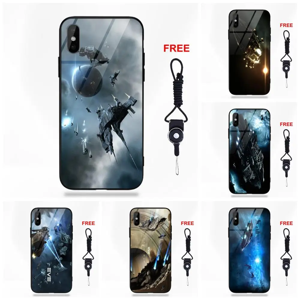 Vvcqod Eve High Quality Silicone TPU Frame Tempered Glass Phone Case For Apple iPhone 5 5C 5S SE 6 6S 7 8 Plus X XS Max XR | Мобильные