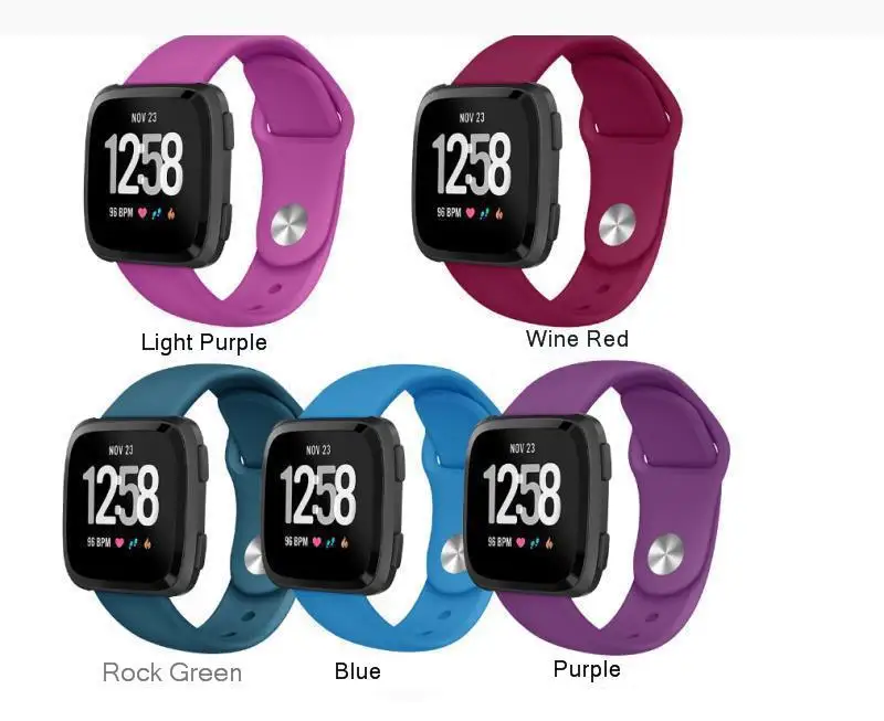 Ремешок для Fitbit Versa, часы reverse с пряжкой, сменный Браслет для Fitbit Versa Lite, силиконовый ремешок, наручные часы