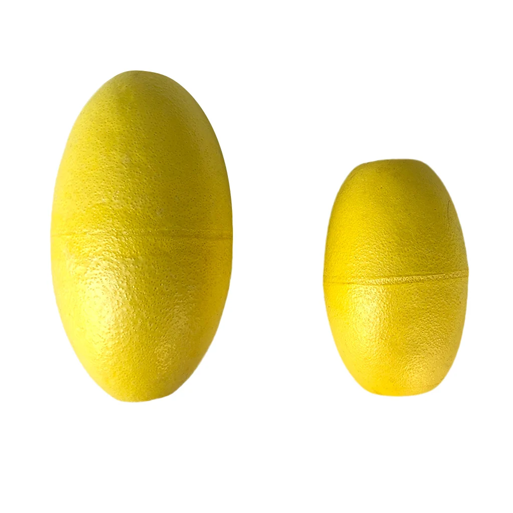 EVA 2 Pieces Yellow EVA Kayak Drift Anchor Float Buoy for Tow Rope Throw Line Replacement Accessories