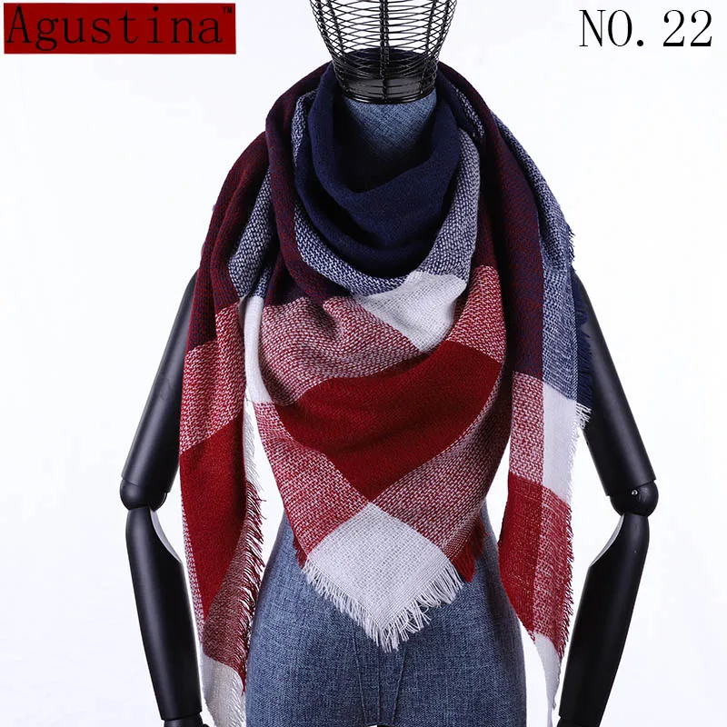 women Plaid scarf winter cashmere tartans scarf shawl poncho triangle scarfs luxury capes pashmina ladies scarves womens shaws 2021 new design ocean anchor tassel viscose shawl scarf ladies fashion bandana luxury brand pashmina hijab echarpe foulard femme