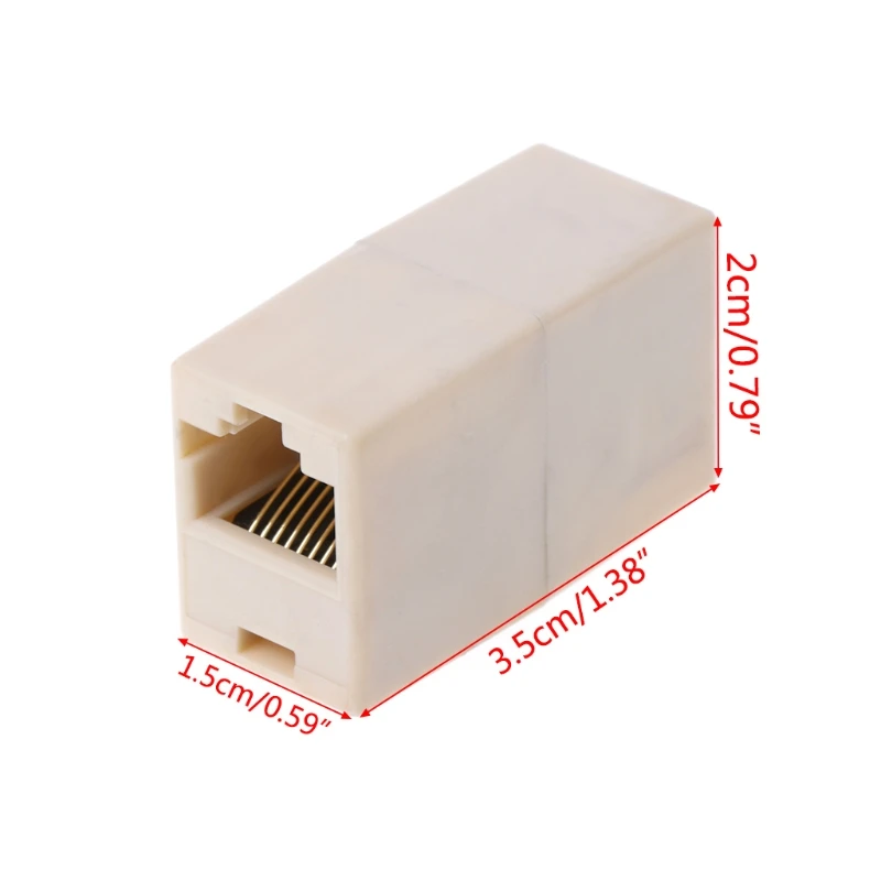 5 RJ45 CAT5 CAT5E сети Ethernet разъем адаптера