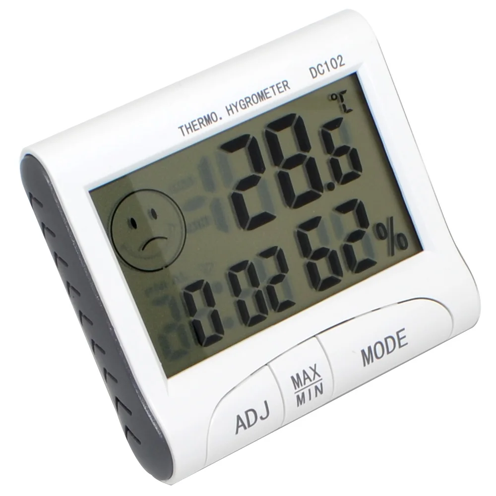 New DC102 Digital Indoor Hygrothermograph with LCD Large screen Display
