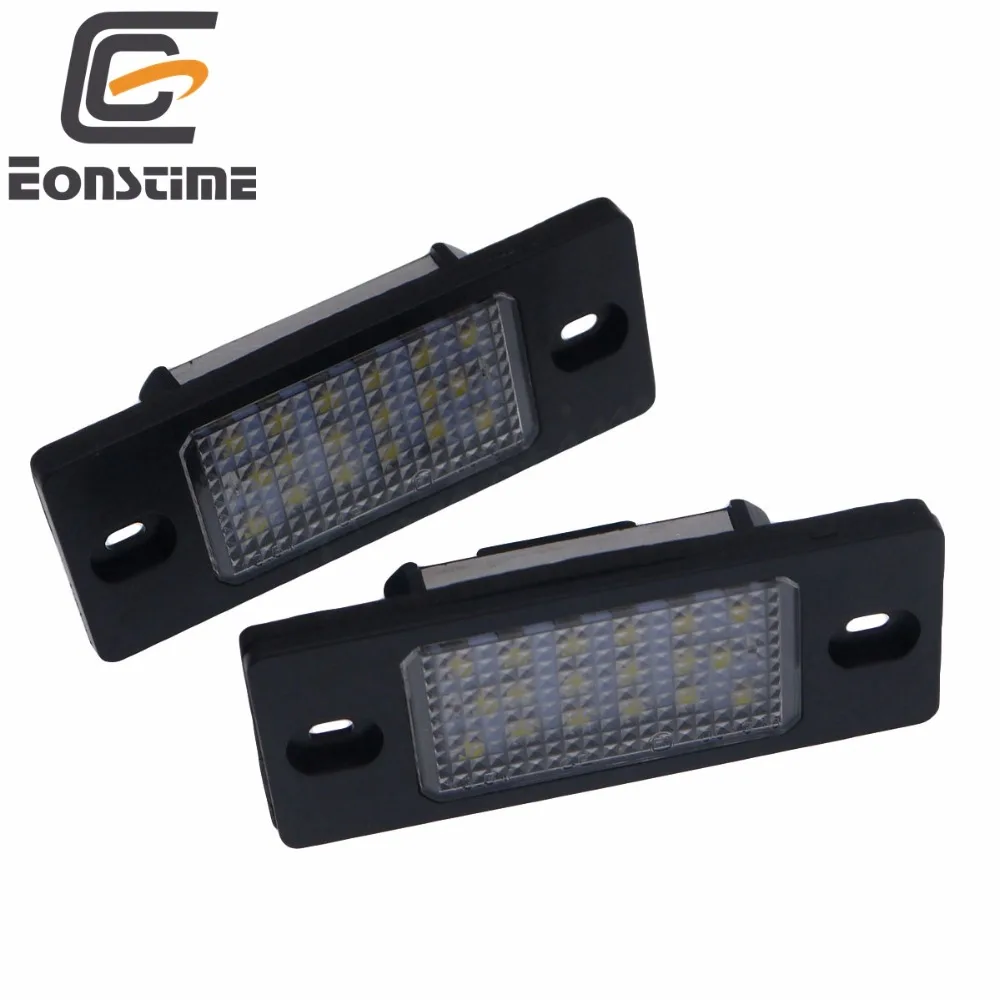 Eonstime 2pcs White 18LED License Plate Light font b Lamps b font for Porsche Cayenne 955
