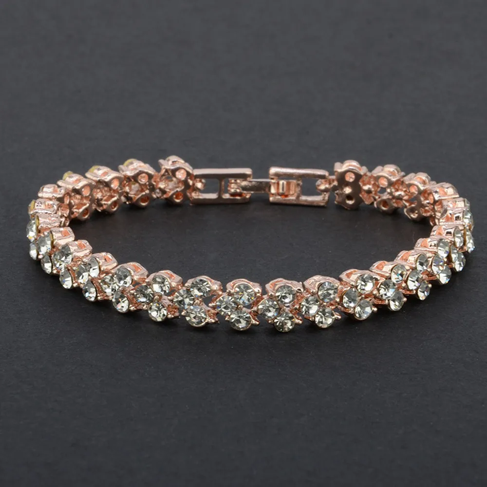 Новые модные женские браслеты в римском стиле, шикарные элегантные браслеты с кристаллами, подарочные бралты, браслеты, женские браслеты