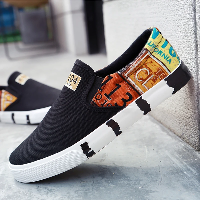 flat slip on shoes for men