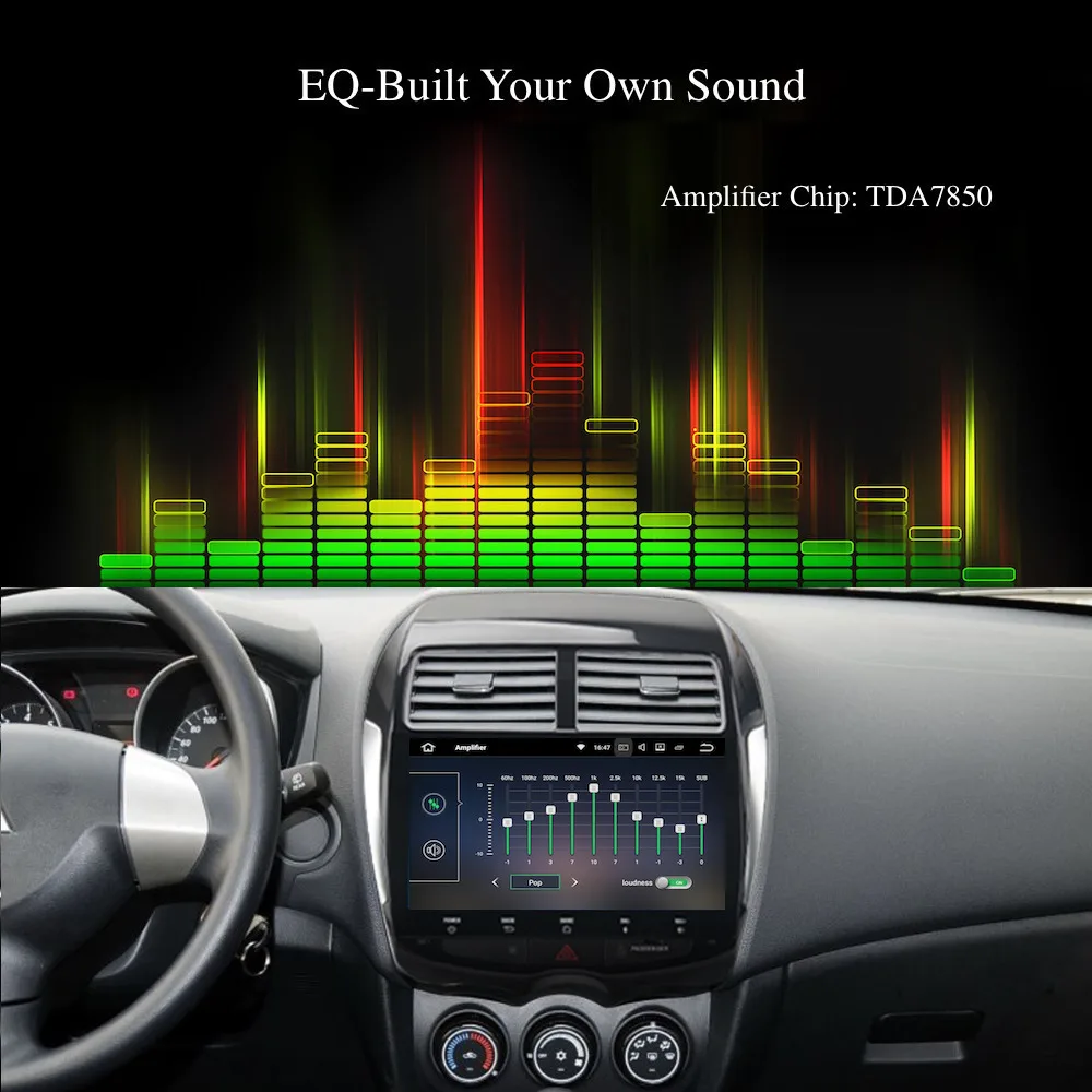 Sale Radio android 8.1 GPS Navi for Mitsubishi ASX RVR 2010+ Outlander sport autoradio navigation head unit multimedia stereo 2Gb Ram 4