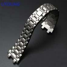 Quality 316L Stainless Steel Watchband 28mm For Mens Fine Steel Buckle For Audemars Piguet Royal oak15400