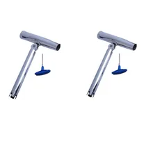 2X Регулируемый 360 градусов полированный нержавеющий стильный стержень держатель удочки RIGGER