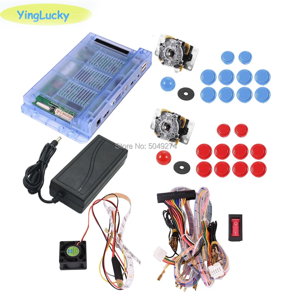 2 игрока DIY аркадный набор Pandora box 6S 1388 в 1 игровая доска и 5 контактный джойстик sanwa