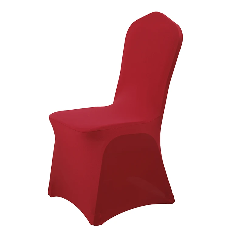 

Dreamworld Solid Color Chair Covers for Wedding 100pcs Stretch Pink White Chair Cover Party Banquet Hotel Dinning Ceremony 52