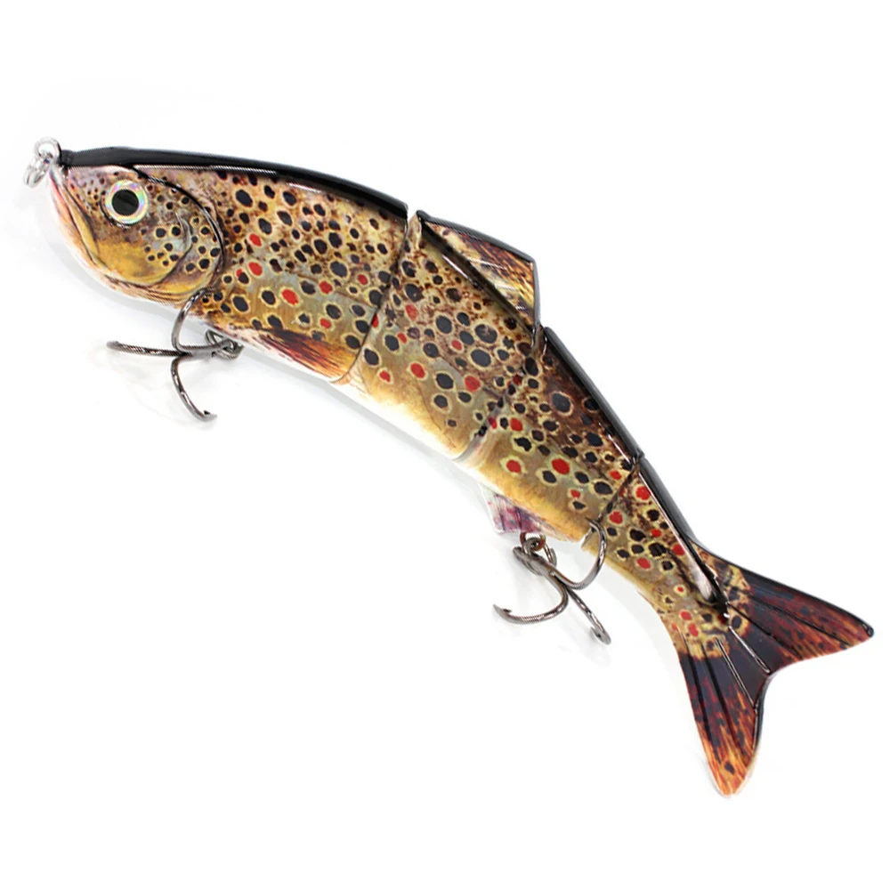

Stone Forest Multiple Sections Jointed Fishing Lure 25.5cm 135g 4/0# Double Treble Hook Wobbler Propeller Big Fish Hard Baits