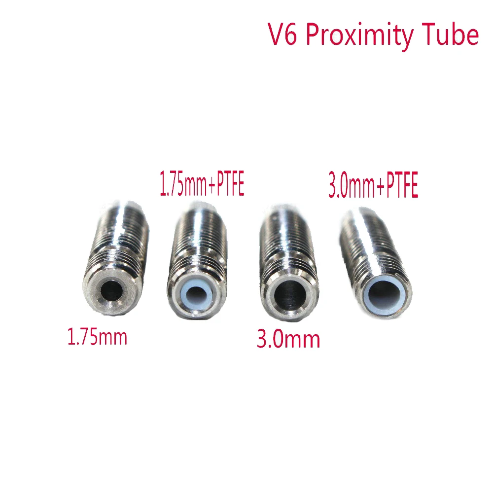 

1pc 3D Printer Parts Heat Break Hotend Throat M6 M6 For 1.75 mm/3.0mm Filament Stainless Steel 3D Printer for 3D V6 and 3d v5