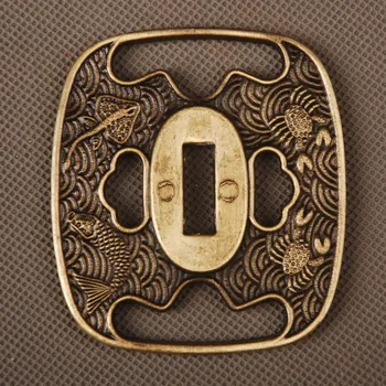 

New Delicate Special Tsuba Hand Guard Alloy Sword Fitting for Japanese Samurai Sword Katana or Wakizashi Nice Metal Craft