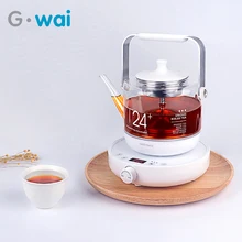 800ML Automatic Glass Bottle Warm Electric Kettle Health Preserving Pot Glass Boiled Tea Pot High Temperature Extraction 220V health raising pot is fully automatic and thickened glass