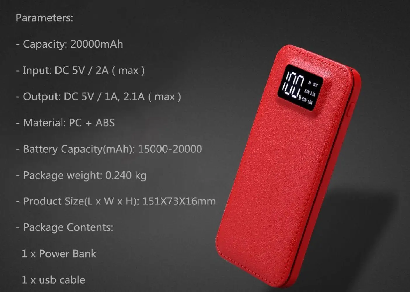 20000 mAh powerbank для Xiaomi Mi 2 USB power Bank портативное зарядное устройство Внешняя батарея power bank для iPhone 7 6 5 4X8 18650