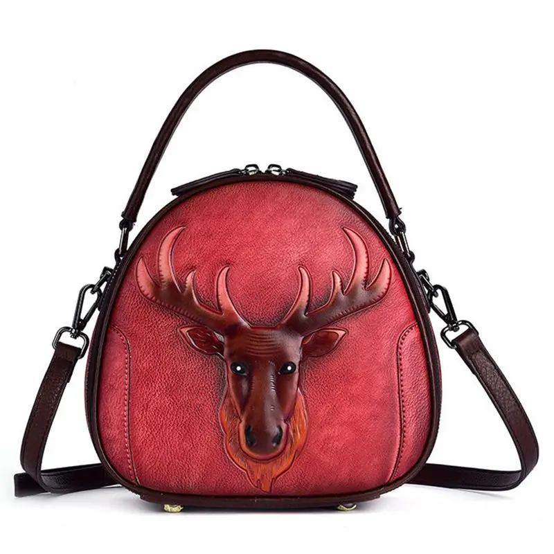 

Women Handbag Cow Leather Women Messenger Bags With Ball Toy Female Shoulder Bags Ladies Party Handbags Crossbody New Style
