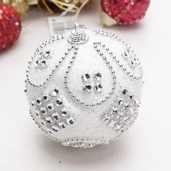 

Christmas Pearls Ball Pendant Drop Ornaments Decoration For Home Christmas Tree Ball New Year Decoration