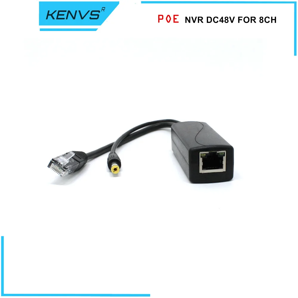 POE Adapter Injector Splitter Connector IEEE802.3af Active 10/100Mbps