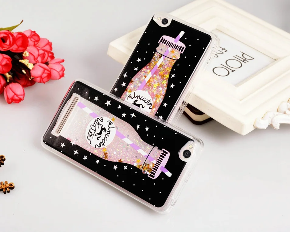 Icoque Liquid Luxury Cases For Xiaomi Redmi 4A Case Glitter Xaomi Redmi4a Cover Cute Soft silicone TPU Xiomi Redmi 4A Fitted Case (1)