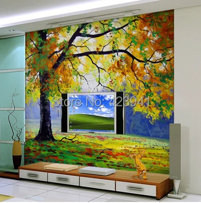 

1939 Can be customized 3D visual space home decoration mural art wallpaper Restoring ancient personality wall sticker home decor
