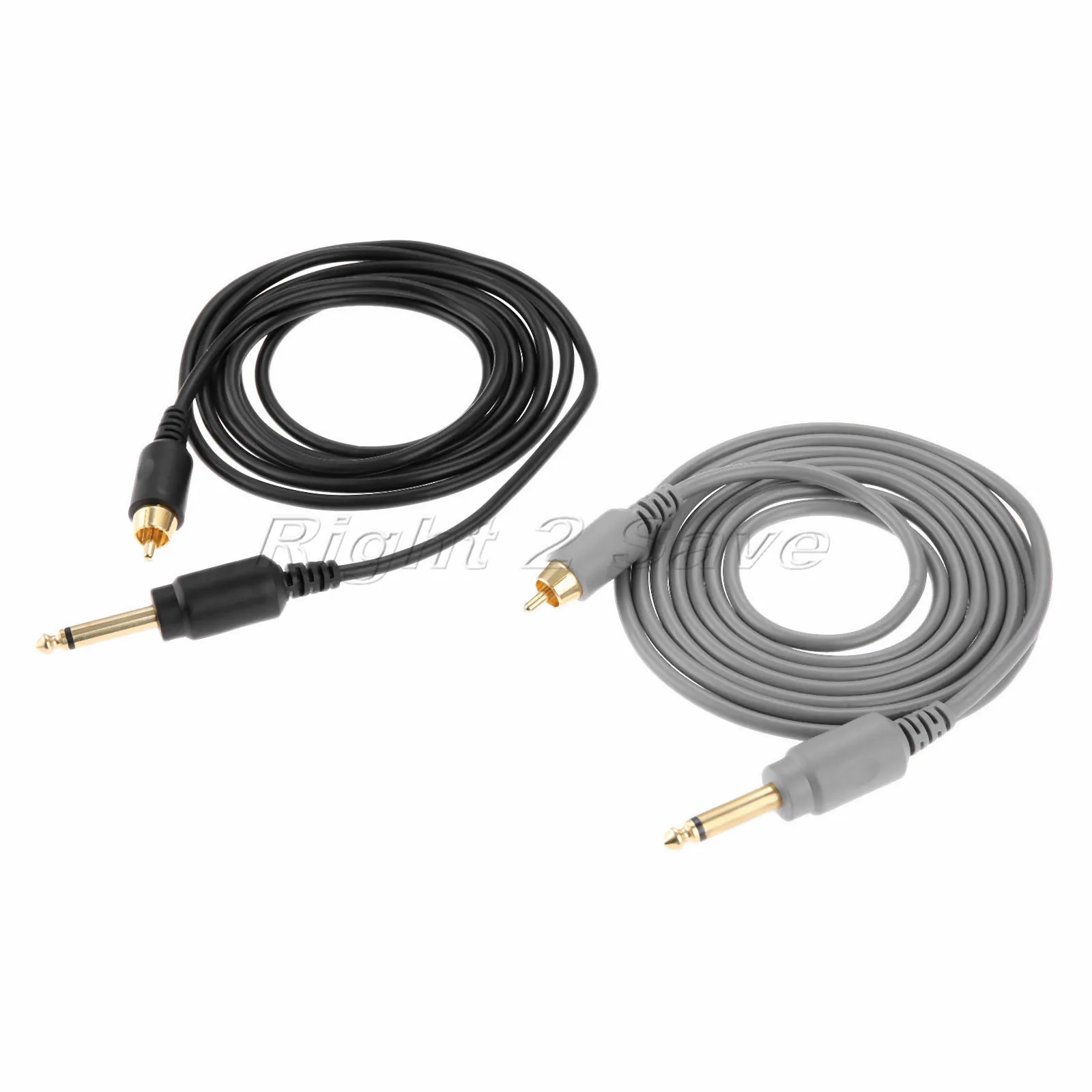 2 м 4.5RCA шнур для татуировочной машинки Силиконовая обложка медный провод соединение плесень инъекций 79 в татуировки Machine Gun питание