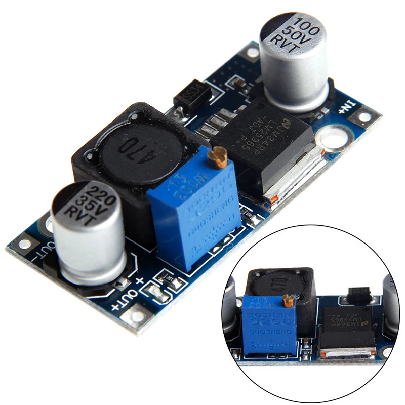 

LM2596S DC-DC Buck Converter Step Down Module Power Supply Output 1.23V-30V New