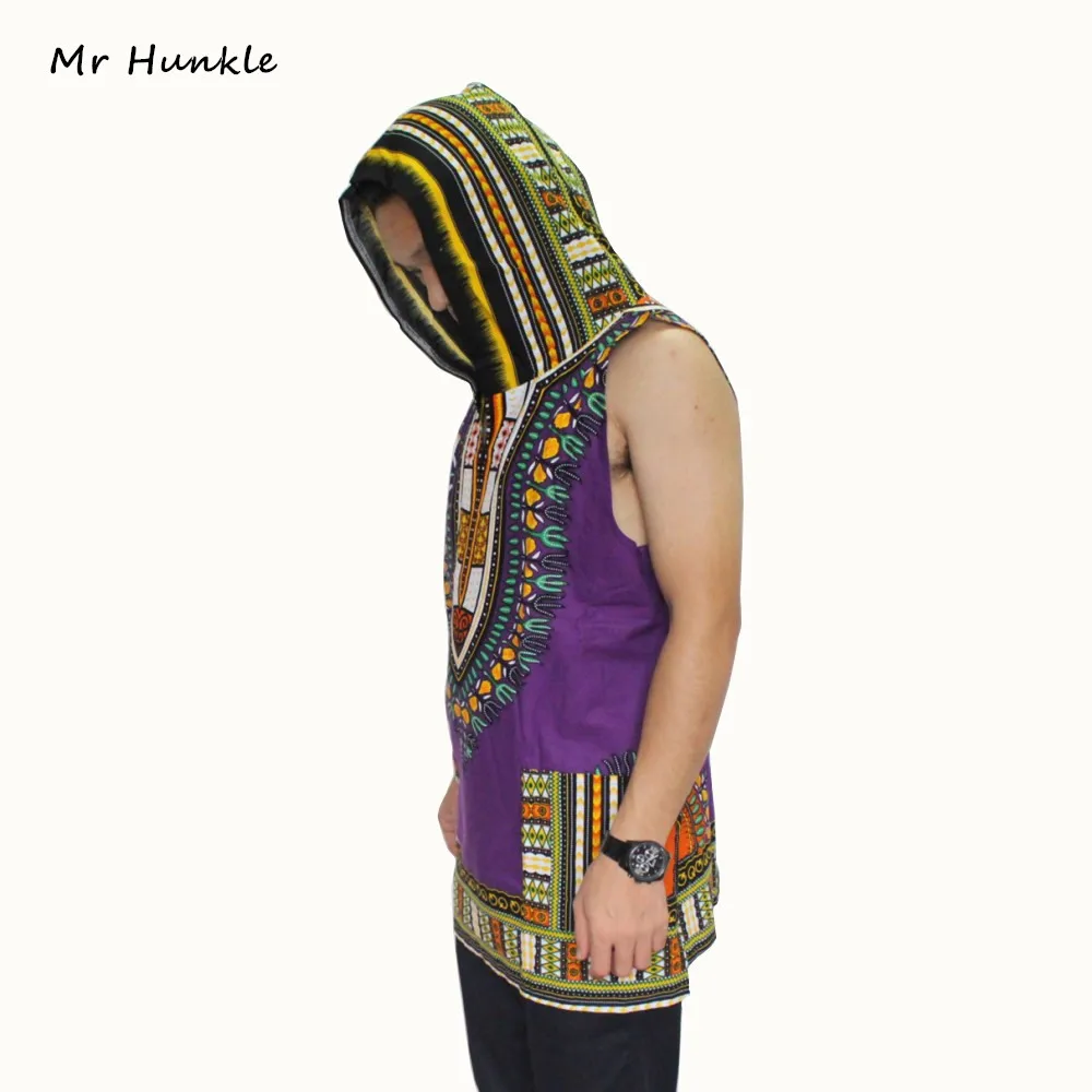 Новинка от Mr Hunkle модные толстовки Дашики свободный халат без рукавов с