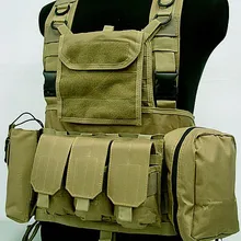 Волк Рабов Цифровой Лесной Камо Тактический Подпруга Жилет Свободно Дышать Боевой Огромный