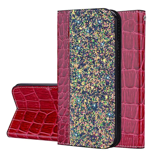 Wine Red Чехол для huawei Y6 Prime, чехол с откидной крышкой, чехол для huawei Y6, Магнитный кошелек из искусственной кожи для huawei Y6Prime, слот для карт - Цвет: Wine Red