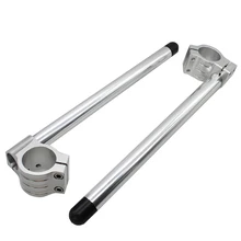 Универсальный руль мотоцикла Гонки Регулируемый CNC 43/45/46/47/48/50/51/52/53 мм Racer мотоцикл Ручка Бар