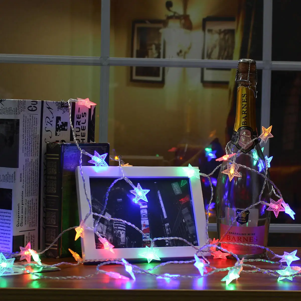

10M 100LEDs Plug-In Colorful Warm White Pure White Star Fairy String Light for Christmas Wedding Party Holiday AC110V-220V