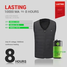 Heating Vest Riding Jacket Moto Autumn Winter Electric Thermal Clothing